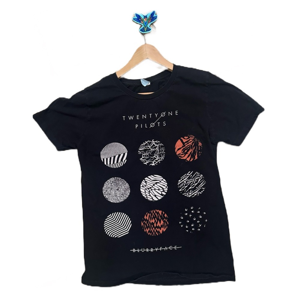Black Twenty One Pilots Blurryface Album T-shirt